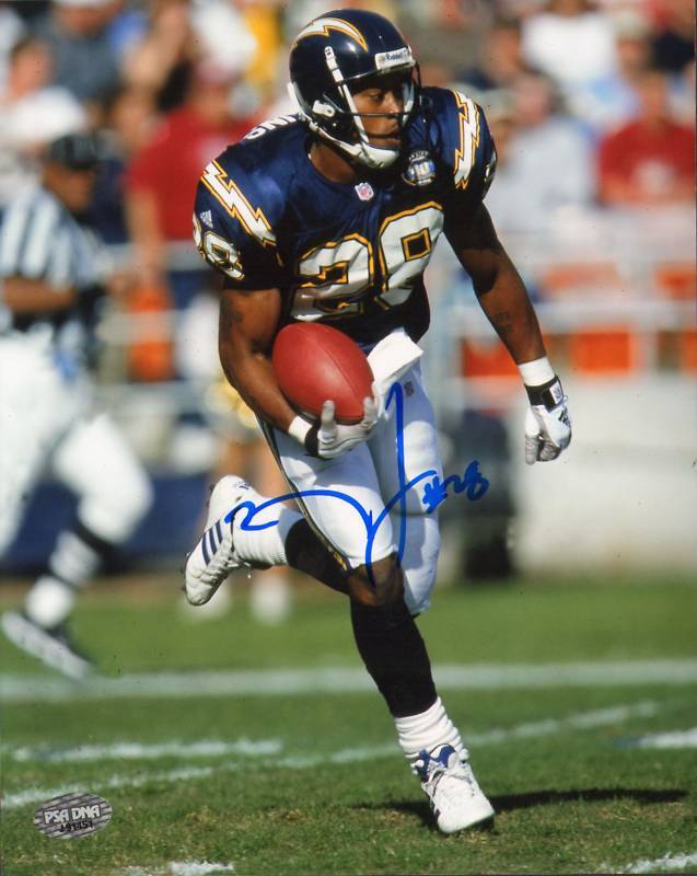 Ronney Jenkins Signed Chargers 8x10 Photo Poster painting PSA/DNA COA Picture Autograph #28 BYU