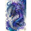 Purple Dragon-11CT Stamped Cross Stitch 50*70cm(Big Size)