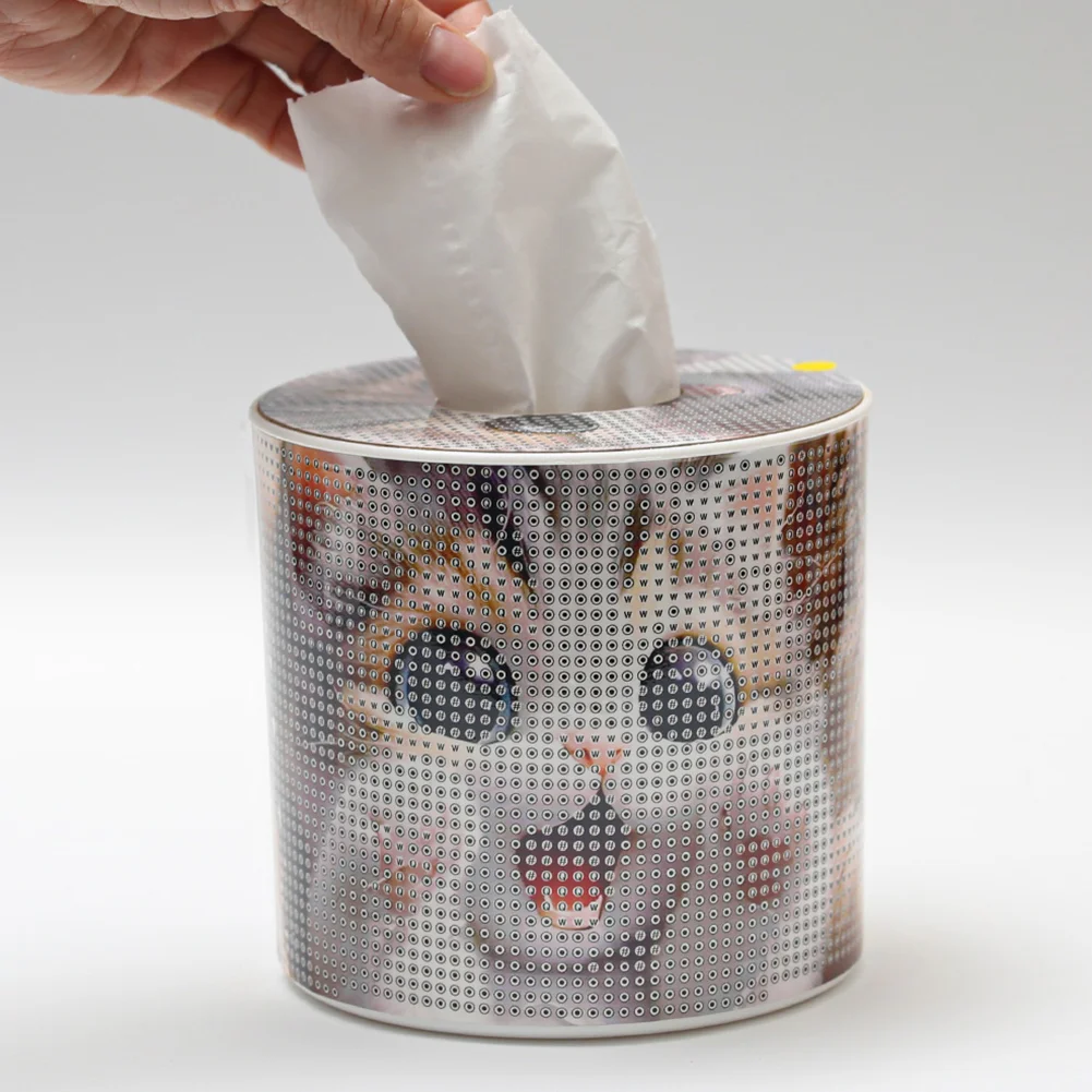 Cute Kitten DIY Diamond Painting Handmade Tissue Holder Rhinestones Tissue Box