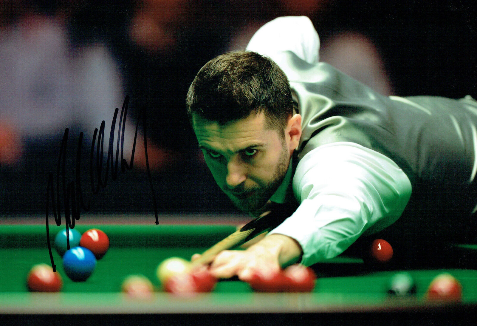 Mark SELBY SIGNED 12x8 Photo Poster painting Autograph COA AFTAL Crucible Snooker