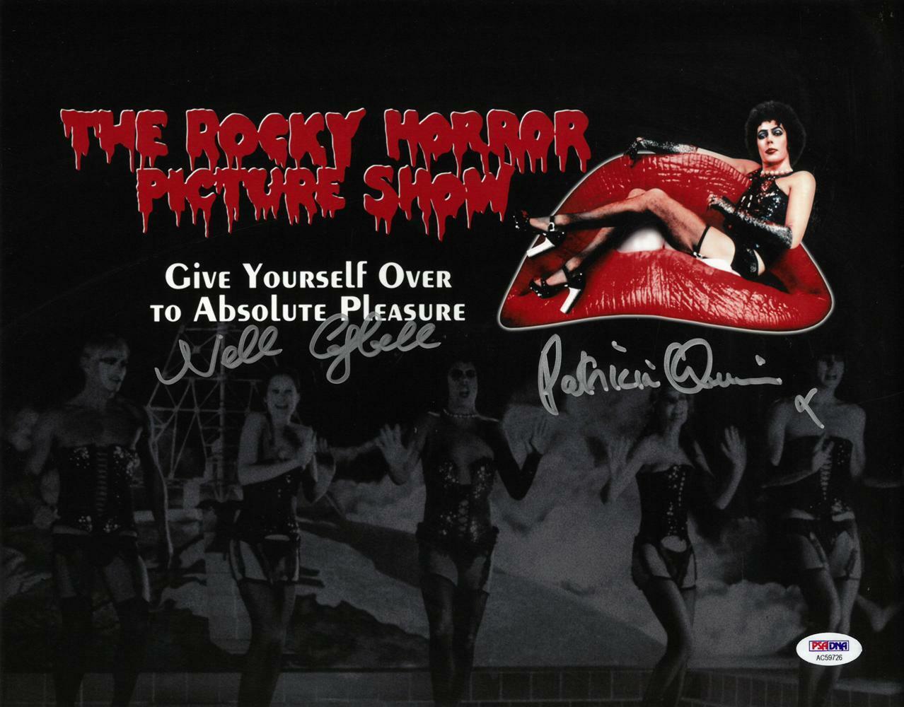 Nell Campbell/Patricia Quinn Signed Rocky Horror Auto 11x14 Photo Poster painting PSA #AC59726