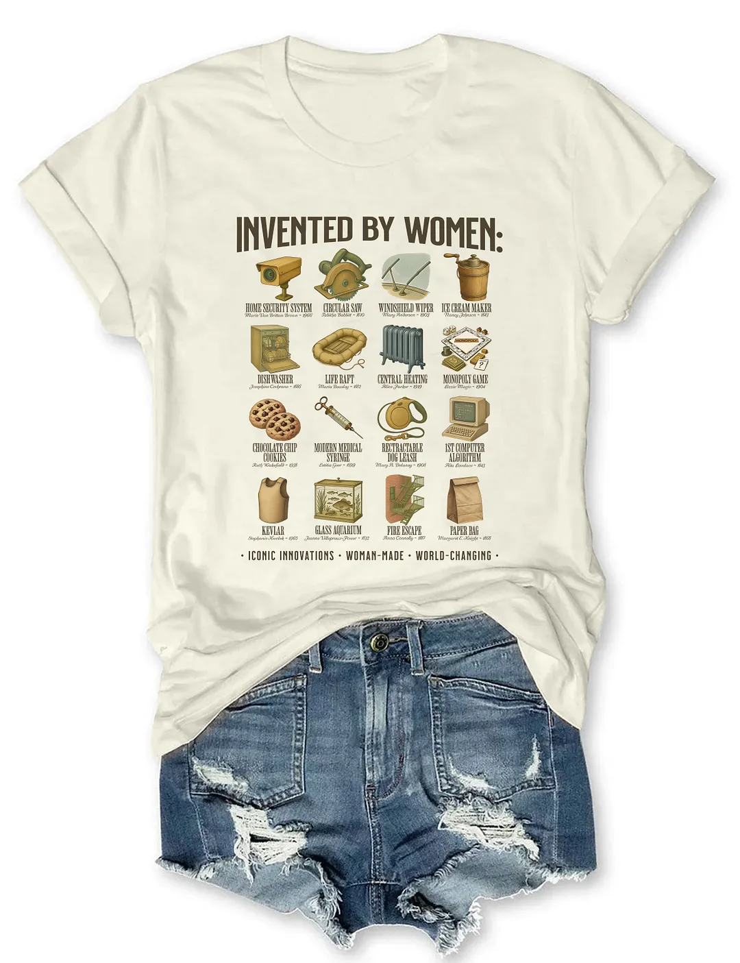 Invented By Women T-shirt