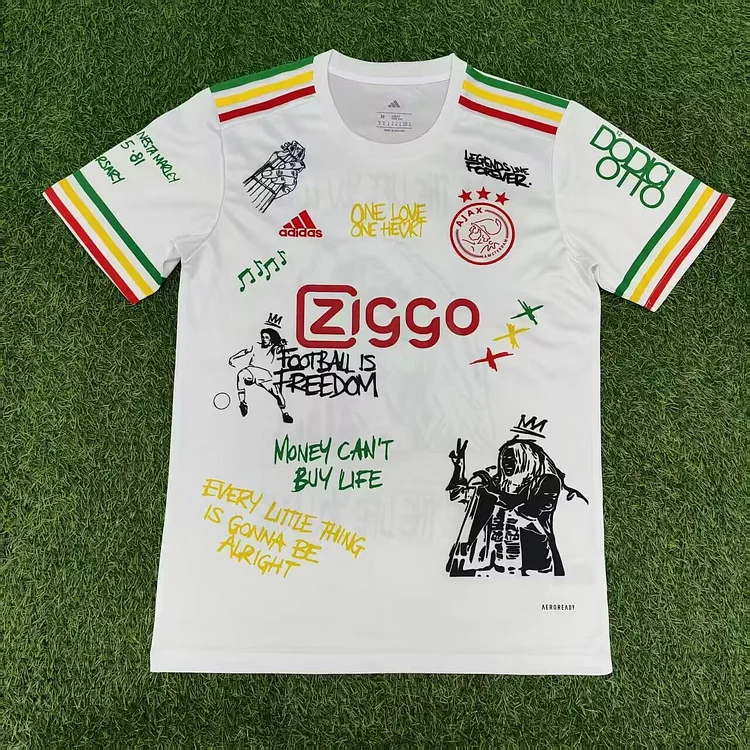 25/26 Ajax White Graffiti Edition Jersey