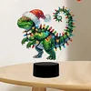 Acryl Weihnachten Dinosaurier doppelseitig - 5d DIY Bastellampe
