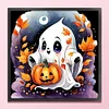 (Multi-Style) Halloween Ghost-11CT Stamped Cross Stitch 40*40cm/15.75*15.75in