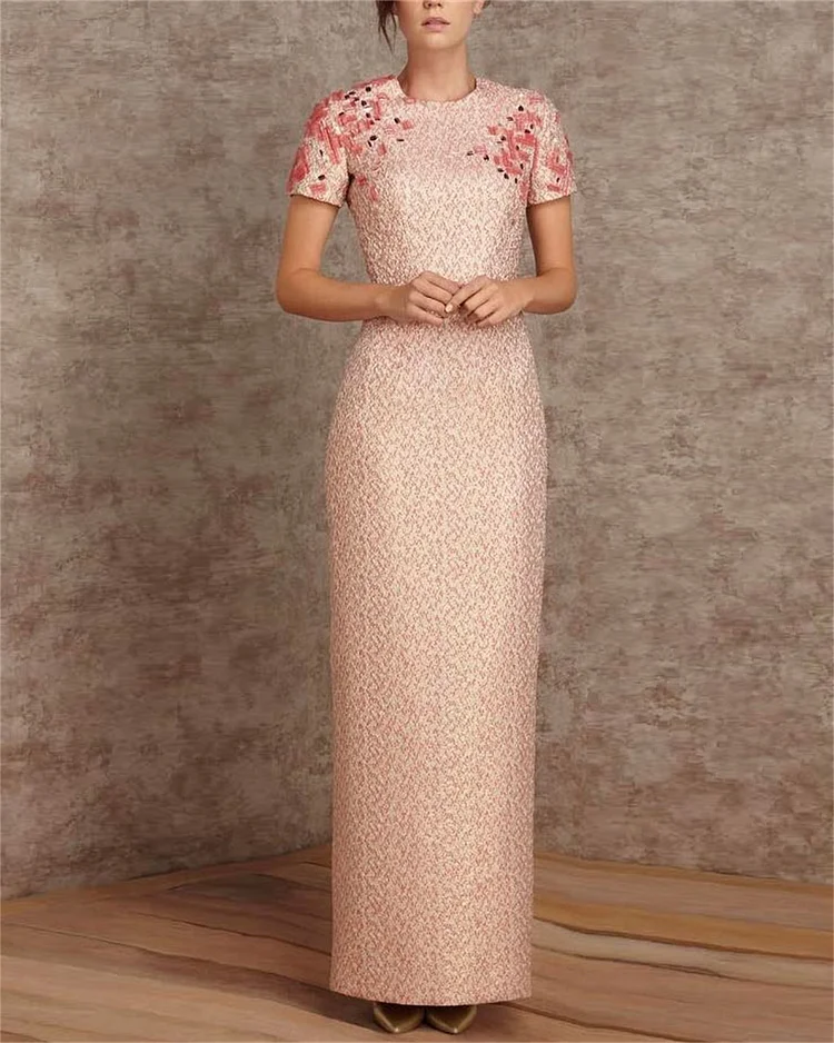 Women's Elegant Satin Lace Dress