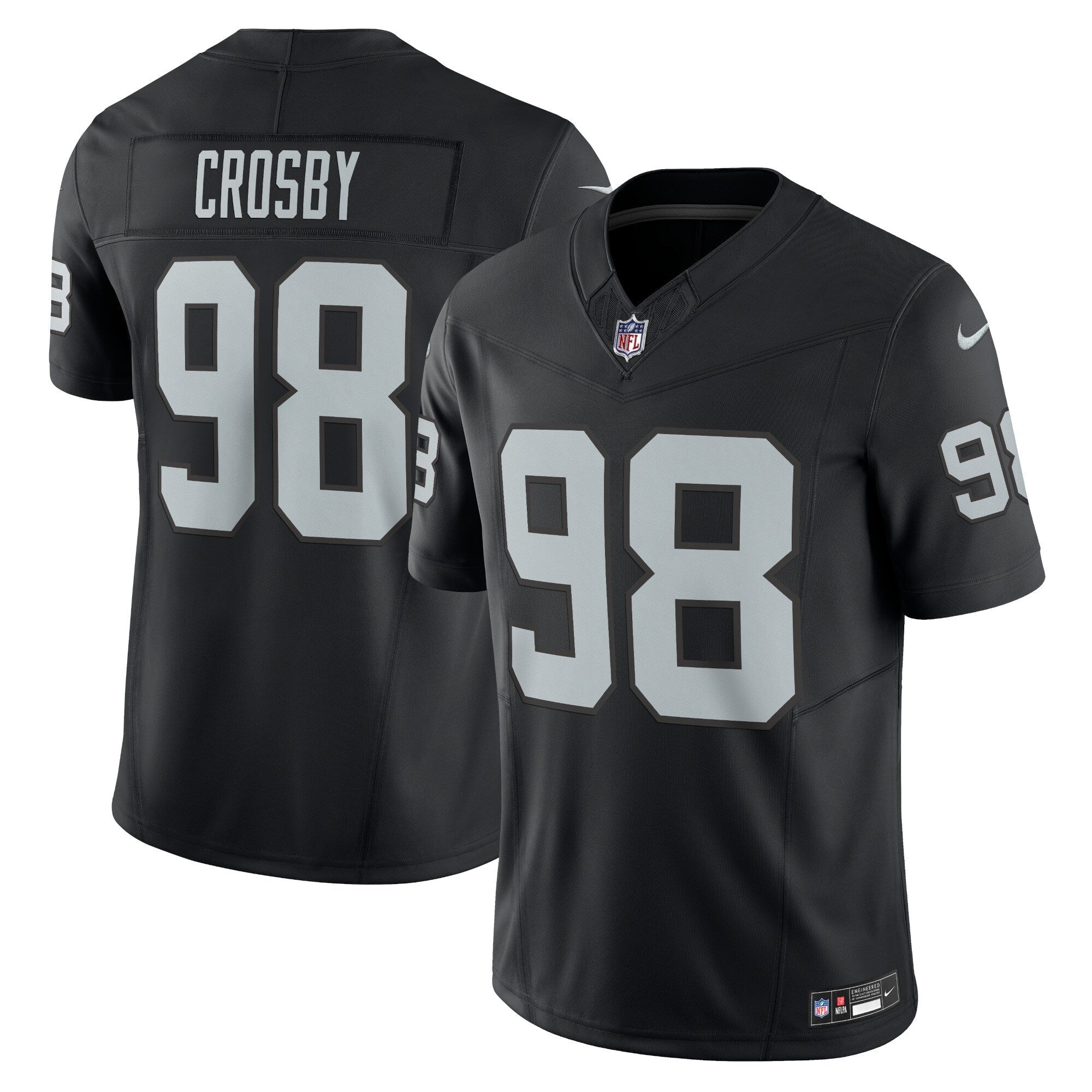 Maxx Crosby Las Vegas Raiders Nike Vapor F.U.S.E. Limited Jersey - Black mysite