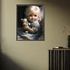 Diamond Painting -DIY Full Square Drill Cute Girl(35x45cm)