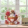 Tasse &Agrave; Th&eacute; Chaton-Bricolage Ornement