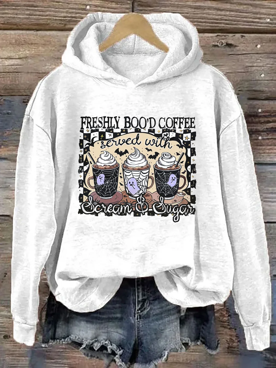Freshly Boo&rsquo;d Coffee Halloween Hoodie