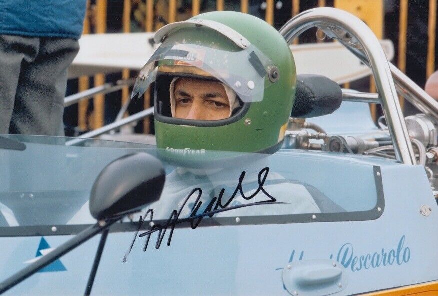 Henri Pescarolo Hand Signed 12x8 Photo Poster painting F1 Autograph Formula 1