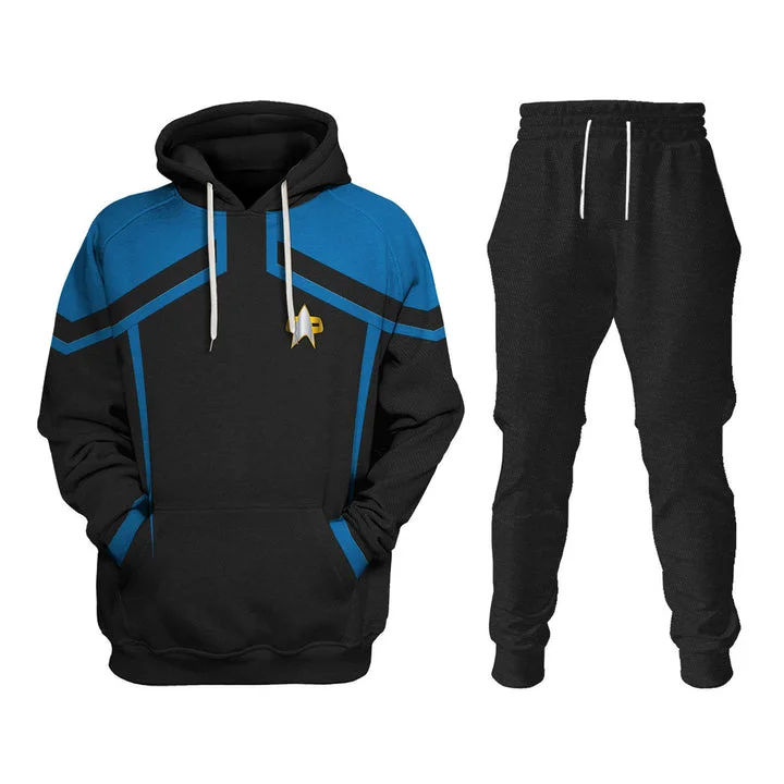 Sciences Starfleet Circa Costume Cosplay Hoodie Tracksuit