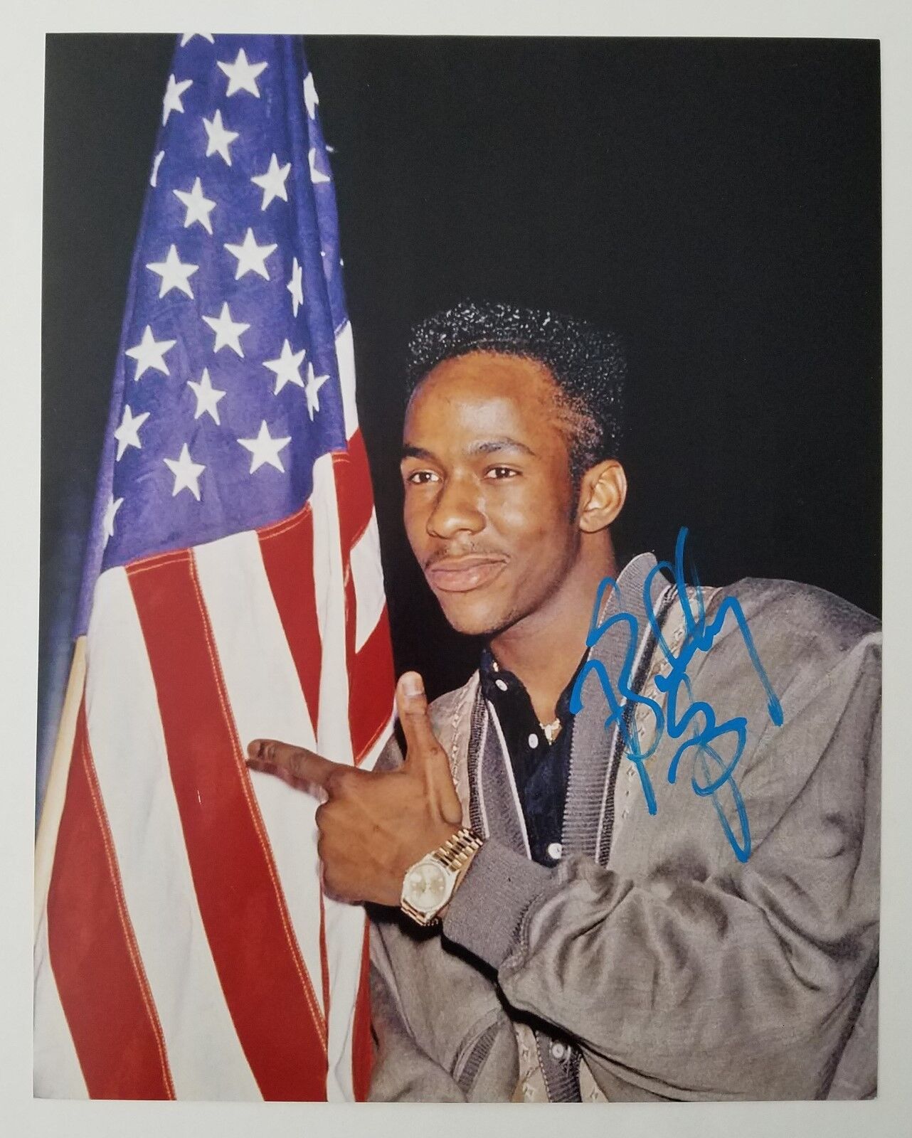 Bobby Brown Signed 11x14 Photo Poster painting New Edition Posse LEGEND RAD