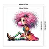 Weird Girl-11CT Stamped Cross Stitch 40*40cm/15.75*15.75in tapestrymarket