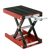 HTTMT- 1100LB 9" Red Wide Deck Motorcycle Center Scissor Lift Jack Platform 14.6" x 9" Hoist Stand Bikes ATV [P/N: ET-CAR-FIX012-BK+RED]