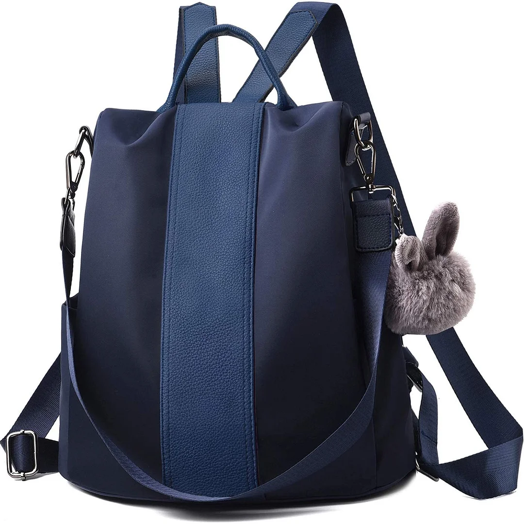 Women Backpack Purse Waterproof Nylon Schoolbags Anti-theft Rucksack Shoulder Bags