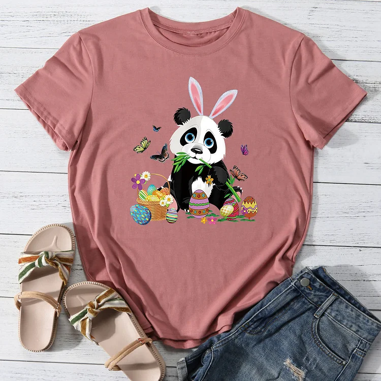 Panda Rabbit Lover T-shirt Tee -013535-Annaletters