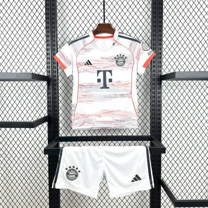  Kids Bayern 25/26 Away Football Jersey