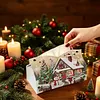 Forest Hut DIY Pearl Diamond Painting PU Cover Tissue Holder Kit Pearl Art Painting Decoration for Home & Gifts