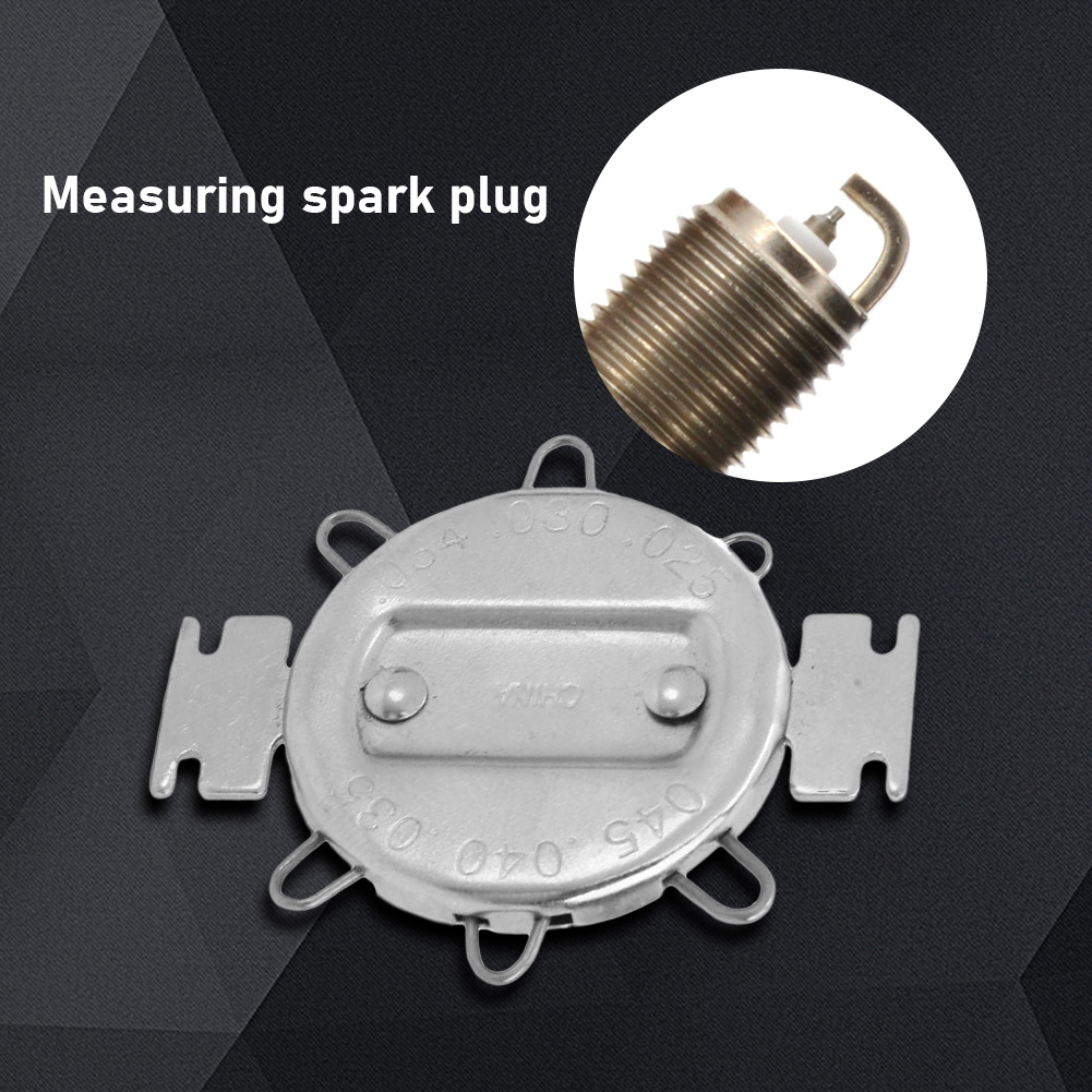 Spark Plug Gap Gauge Opener Measuring Tool Gapper Feeler for Motorcycle от Cesdeals WW