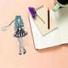 >SALE<6pcs Bookmark Diamond Dots with Crystal Little Witch Dot Drill Book Mark Cartoon