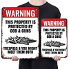 Warning - Vintage Metal Signs(12*16Inch) - Warning