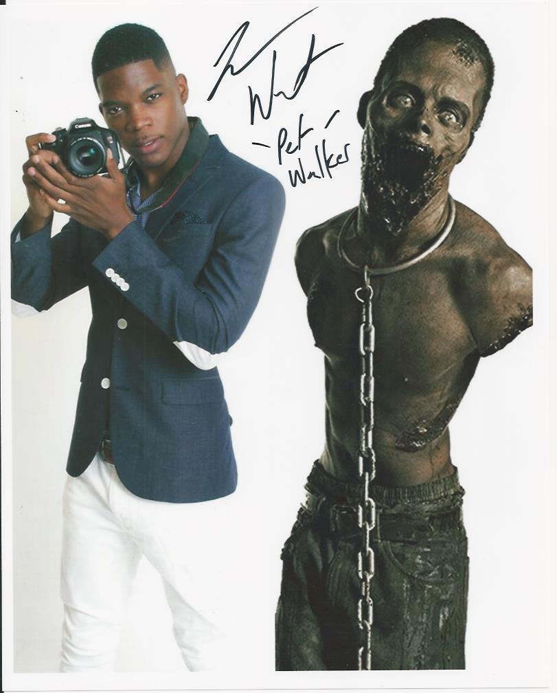 Theshay West - The Walking Dead signed Photo Poster painting; Michonne's Pet Walker