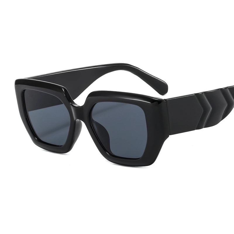 Retro Leopard Ac Cat Eye Patchwork Full Frame Women’s Sunglasses