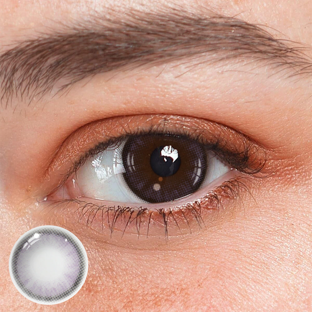 Hinata Fresh Gray Coloured Contact Lenses