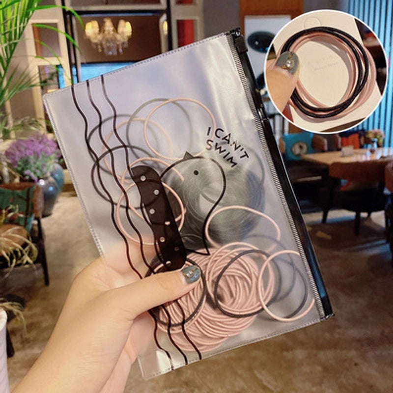 Hair Tie Rubber Band Female Small Hair Band Children’s Hair Rope Hair Rope Girl Baby Rubber Band Does Not Hurt Hair Elastic Good Simple