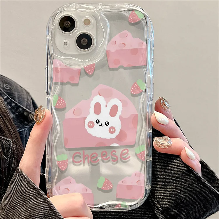 Korean Cute Dog HelloKitty Cat Bear Case For iPhone 15 14 13 12 11 Pro Max Cases IPhone X XR XS 8 7 Plus SE 2020 2022 Soft Cover