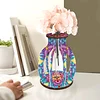 5D DIY Special Shape Diamond Painting Desk Ornament Flower Vase Decor Kit