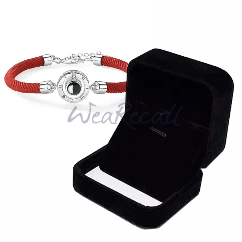 2023 Limited Projector Custom Personalized Circle Photo Bracelet wetirmss