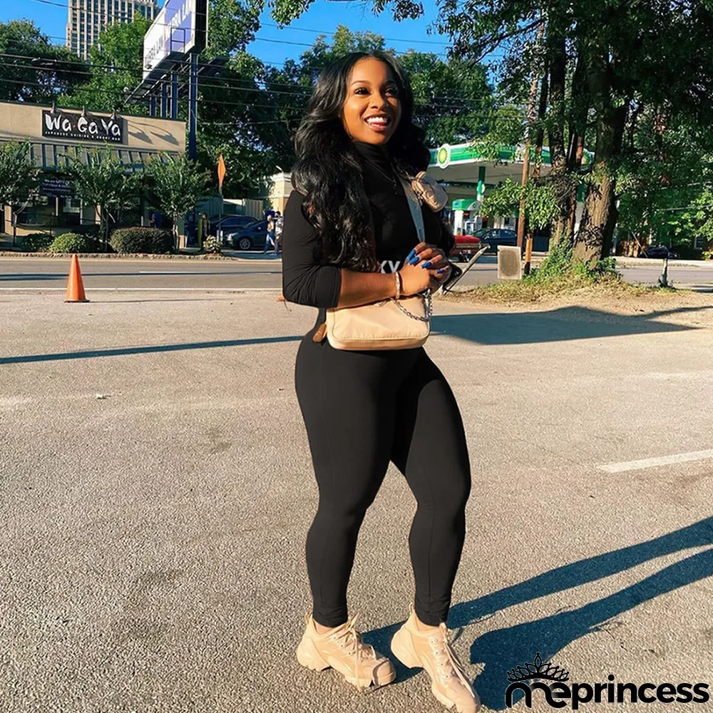 LUCKY LABEL Embroidery Long Sleeve 2 Piece Sets