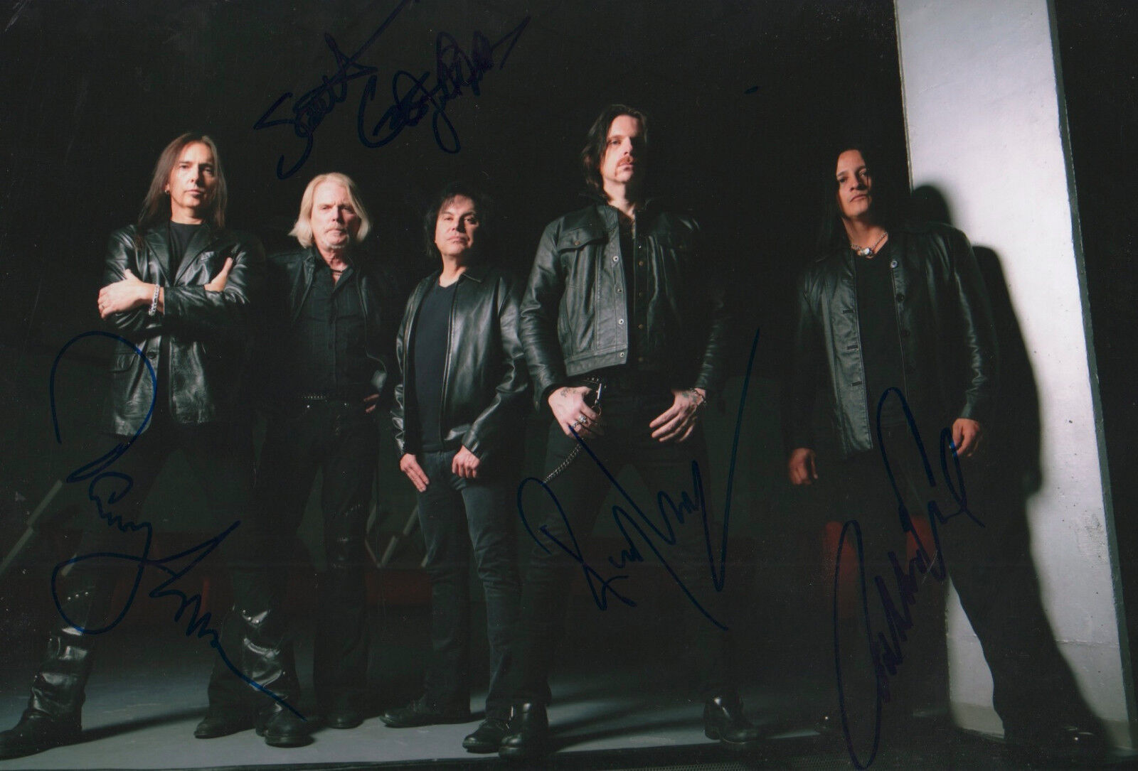 Black Star Riders full signed 8x12 inch Photo Poster painting autographs