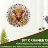 Diamond Painting Ornament Highland Yark Acrylic Pendant DIY Kit 25cm