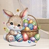 Diamond Painting Easter Egg Bunny Desktop Decoration Rhinestones Ornament