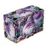 Purple Gnome Diamond Painting Tissue Box Wooden Diamond Art Tissue Storage Box