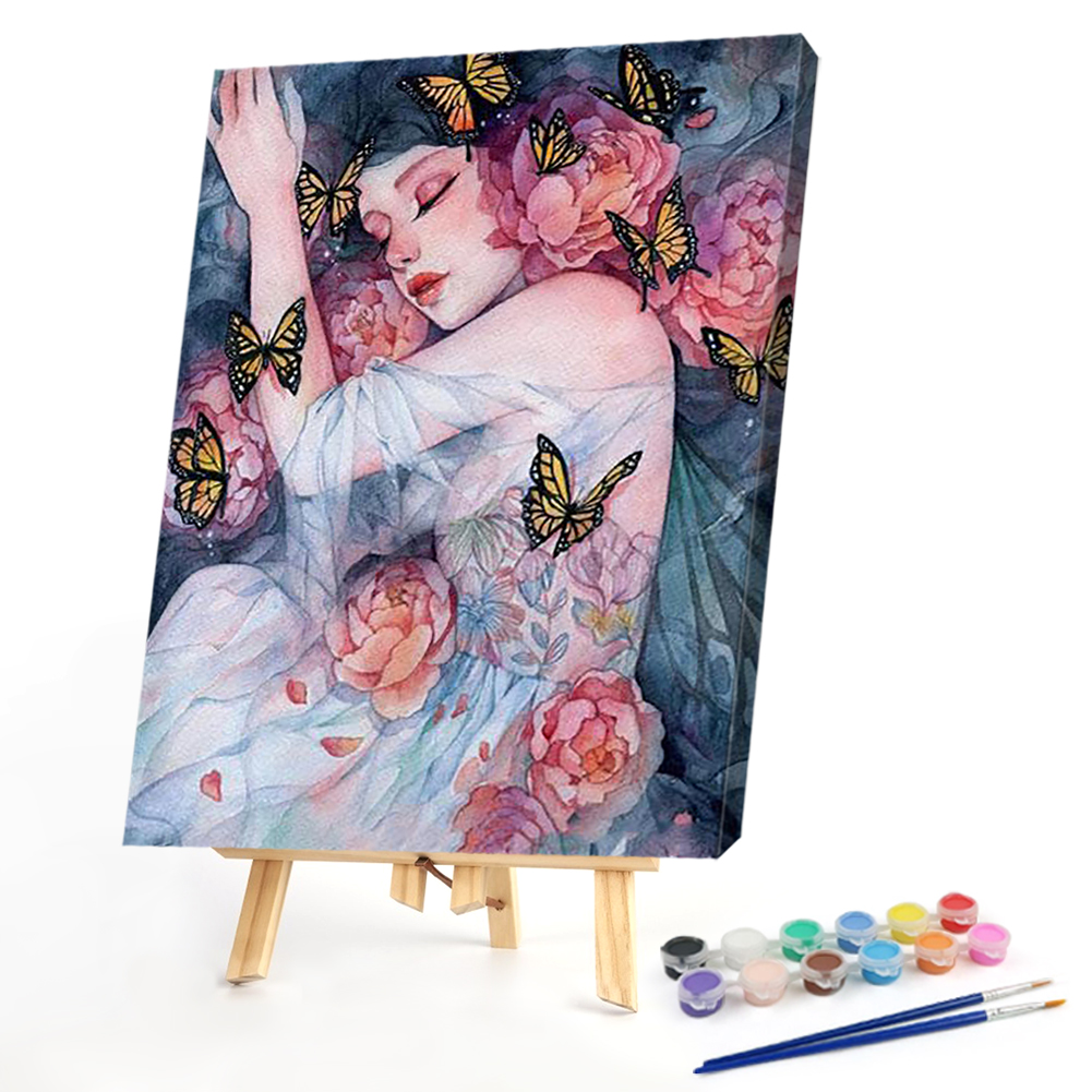

40*50CM - Paint By Numbers - Girl, 501 Original