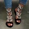 Gioiacombo&trade; Nuovi sandali piatti con strass a farfalla