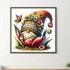 >SALE<5D DIY Full Round Drill Diamond Painting Blooming Gnome Art Home Decor 30x30cm