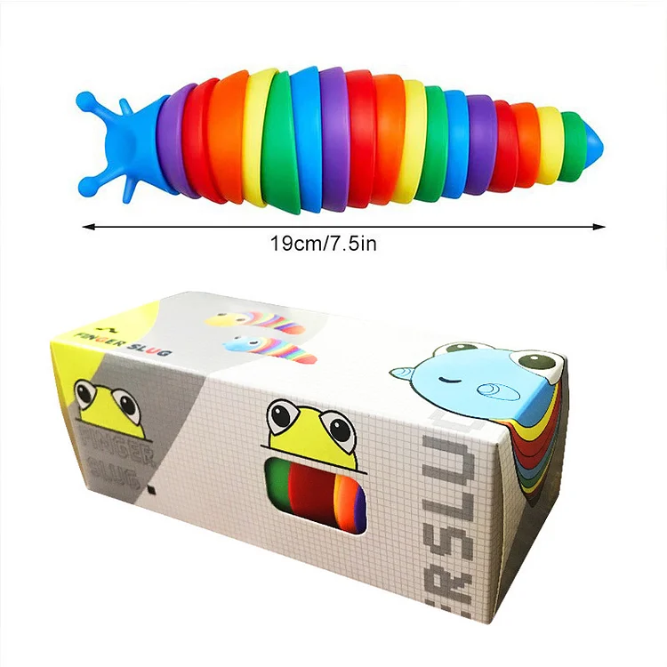 Decompression Toy 3D Slug the Caterpillar Snails Colorful Puzzle Sensory Toys | 168DEAL