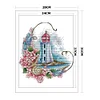 Sea Star Lighthouse-14CT Stamped Cross Stitch Kit(28*31cm)