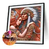 Indien - peinture diamant de forme sp&eacute;ciale - 30*30cm