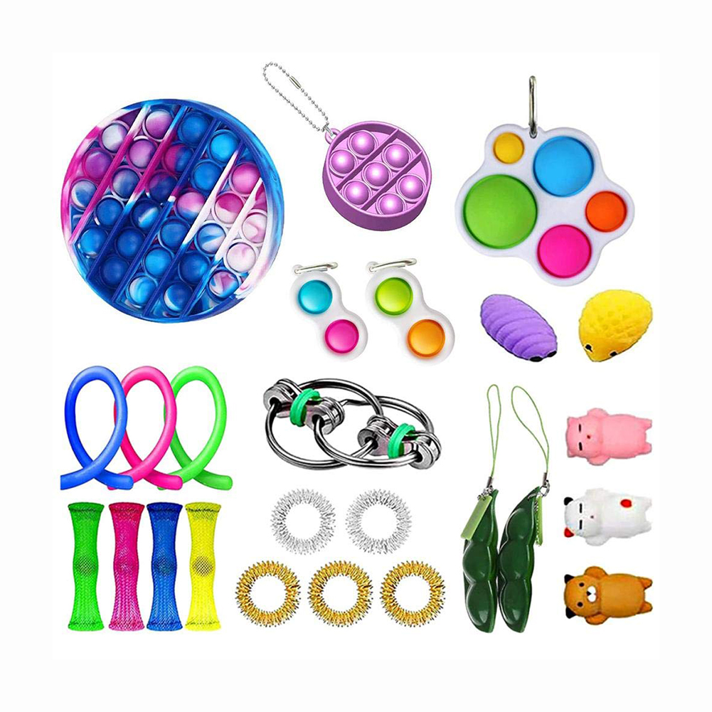 

Push Bubble Sensory Fidget Child Adult Relief Stress Autism Puzzle Toy Set, 501 Original