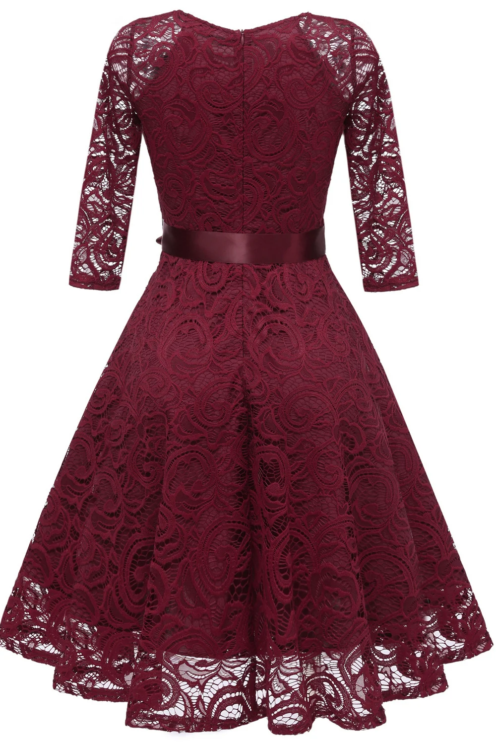 Gorgeous Lace Homecoming Dress With Sleeves Online
