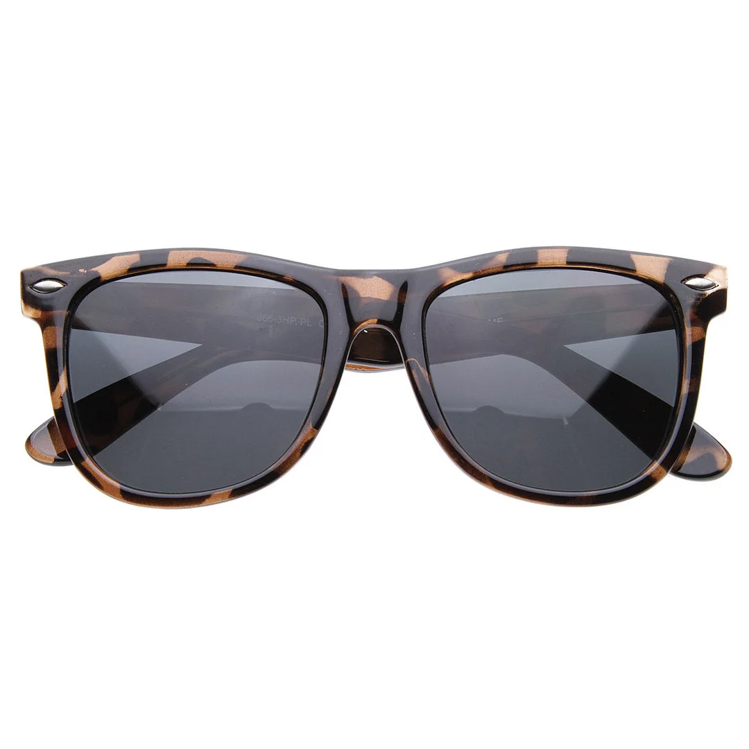 Large 55mm Lens Anti Glare Classic Horn Rimmed Style glasses