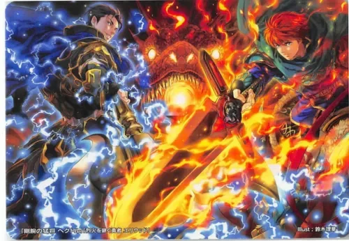pornhint Pornhint Fire Emblem 0 Cipher Marker Trading Card Hector / Eliwood CM93 The Blazing Blade Doujin
