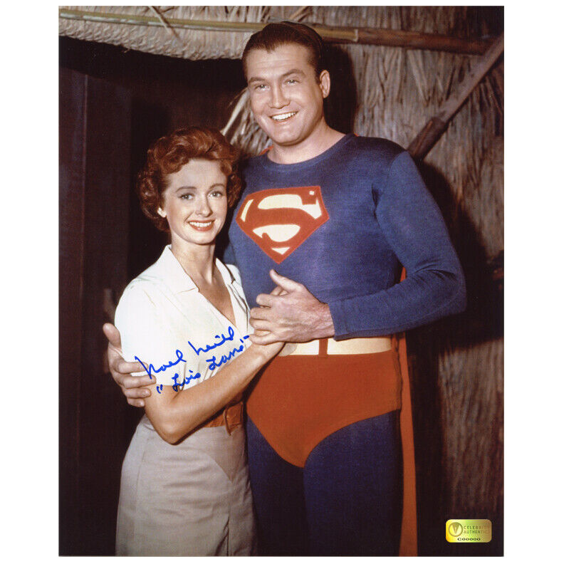 Noel Neill Autographed 1953 The Adventures of Superman Embrace 8x10 Photo Poster painting