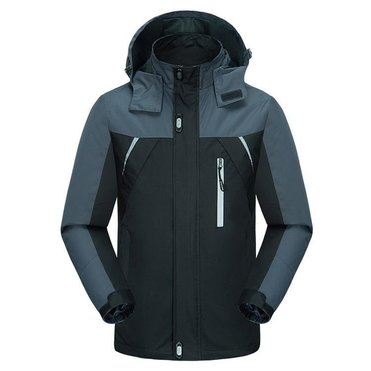 Jackets Men's Coats 4XL Casual Hooded Mens Windbreaker Windproof Waterproof Brand Male Jackets - VSMEE
